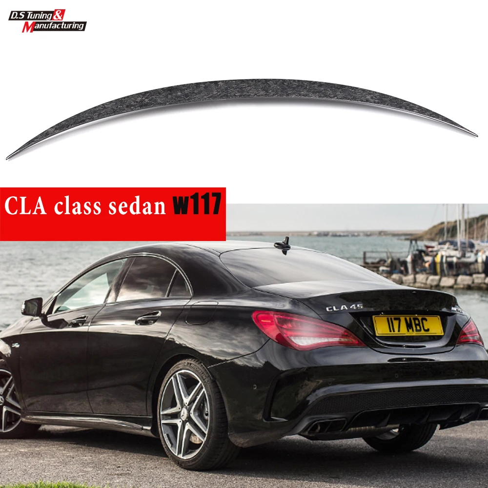 

Chopped CF Carbon Spoiler for CLA Class C117 2013 - 2019 Fitment Guaranteed High Gloss Finish UV-Cut