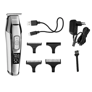 

Kemei KM 5027 Professional Electric Hair Clipper Men Cordless Handy Beard Hair Trimmer Shaver Haircut Razor Barber EU Plug
