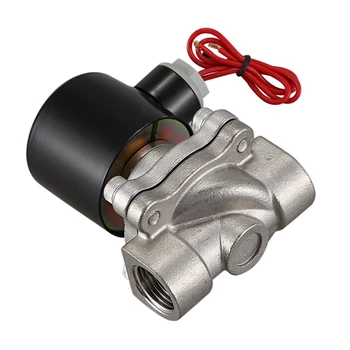 

New Stainless Steel Electric Solenoid Valve 220V DN15 Pneumatic Valve for Water Oil Gas