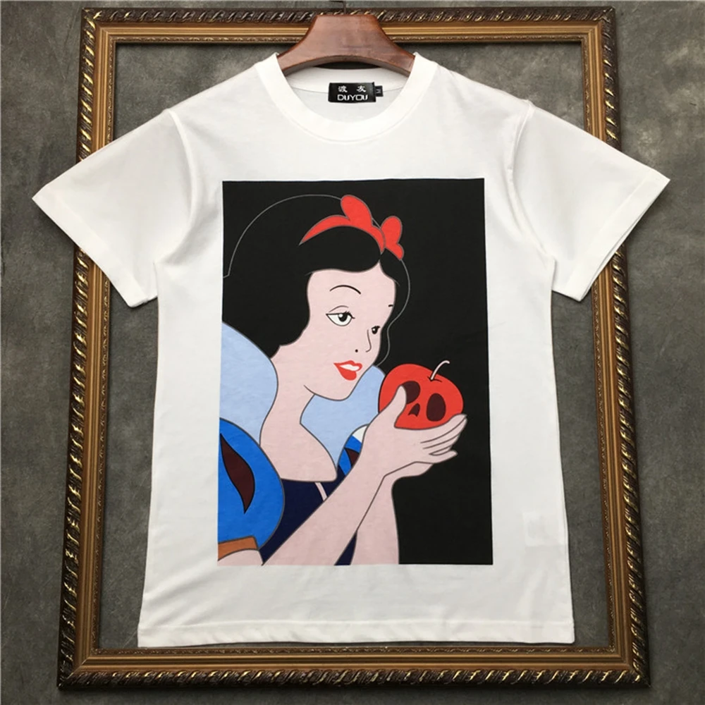 

marcelo barrett Men's Short-sleeved T-shirt snow White pattern Women T SHIRTS|Streetwear 2191001586