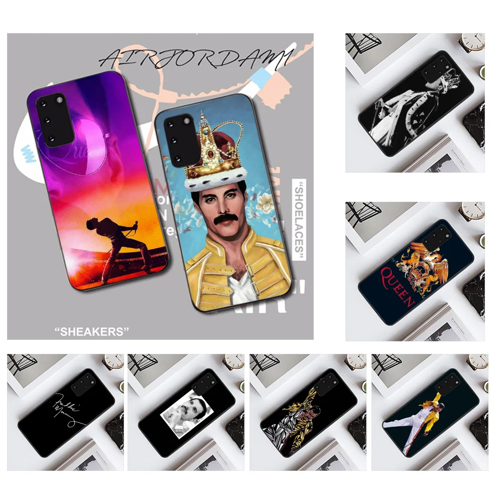 NBDRUICAI Queen Freddie Mercury Cover Black Soft Shell Phone Case for Samsung S20 plus ultra S6 S7 edge S8 S9 S10 5G | Мобильные