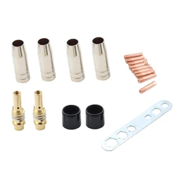 Embout de Contact de buse de soudage, MB 15AK, 0.8mm, pour 15ak MIG/MAG, 19 pièces 