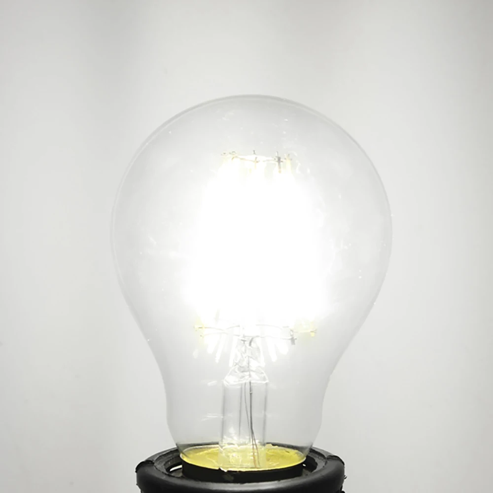 Ретро лампа Эдисона A60 E27 110V 220V 2W 4W 6W нить накаливания лампа винтажная лампочка эдисона прочная и удобная