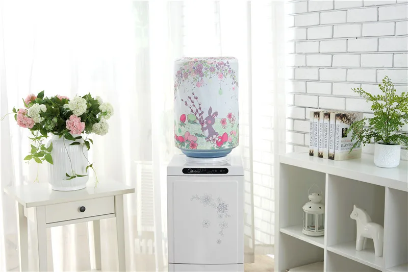 Flannel Cartoon Water Dispensers Dust Cover Korean Style Creative Household Products Processing Customizable Size Floral a Gener