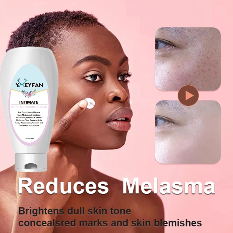 Body Bleaching Cream For Black Women Face Skin Lightening Intimate