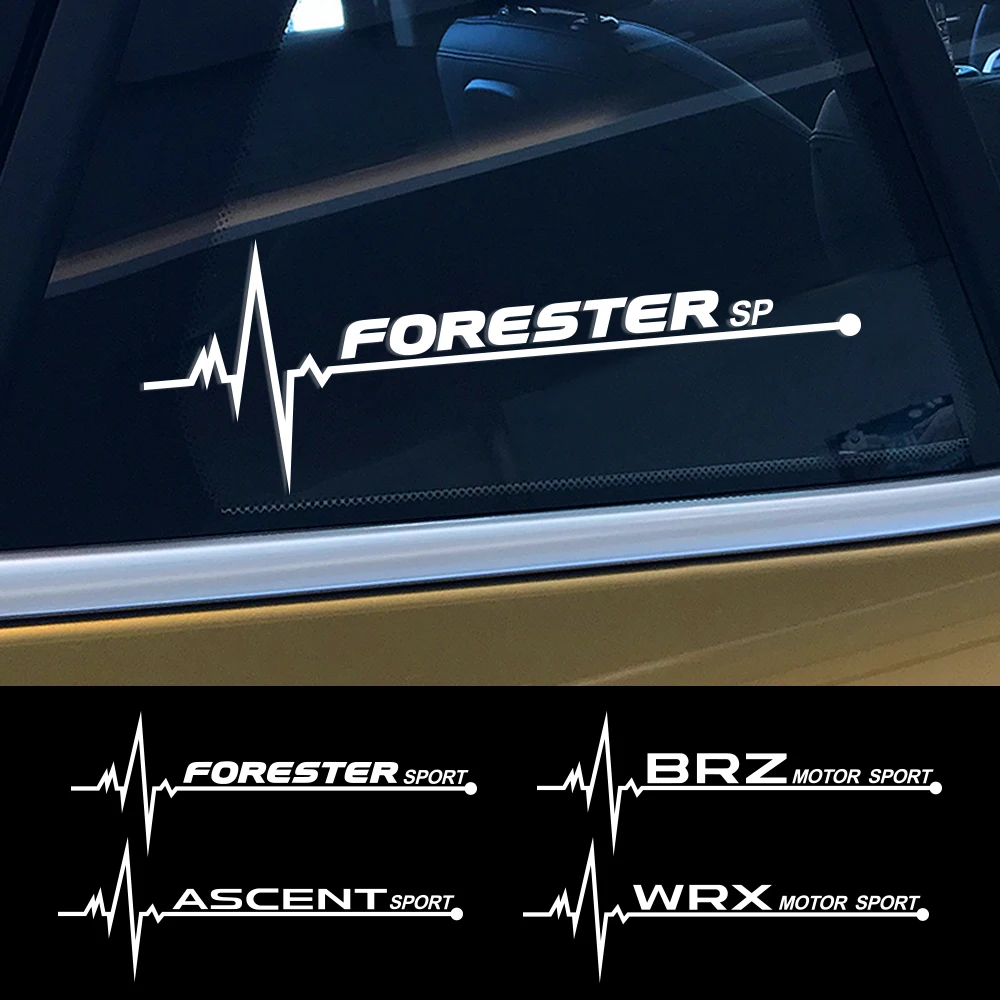 Для Subaru XV Forester WRX Levorg levsti Ascent Legacy BRZ Outback Crosstrek Tribeca аксессуары для боковых окон автомобиля наклейка и наклейки