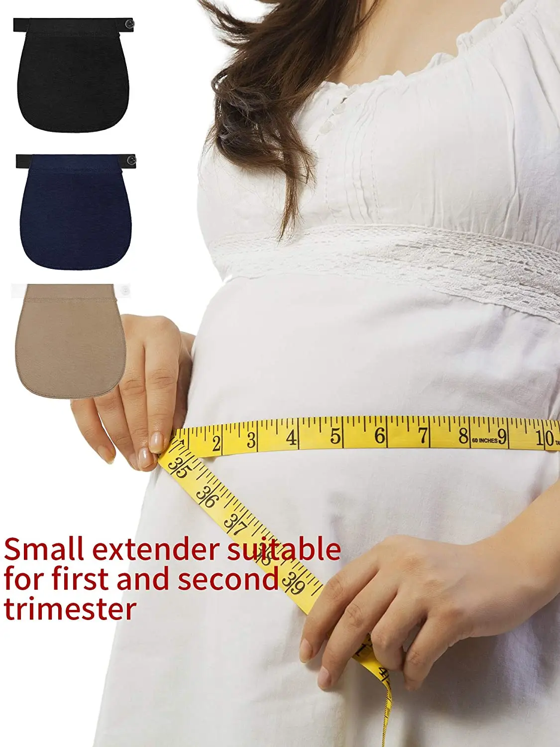 Maternity Pants Extender Adjustable Pregnancy Waistband Extender For  Pregnancy