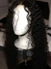 Rebecca Deep Wave-peluca Frontal de encaje 360, pelucas de cabello humano brasileño prearrancado, rizado profundo, 30 pulgadas