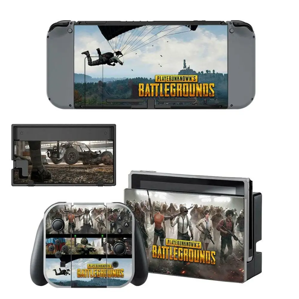 YSNS1837 Настенный переключатель наклейка PUBG стикер виниловое покрытие наклейки на выключатель Комплект для nintendo Переключатель консоли Joy-Con док-контроллер - Цвет: YSNS1837