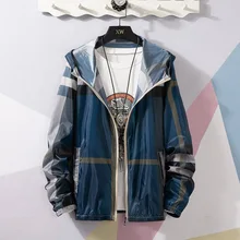 Мужская одежда для защиты от солнца, весна и лето, стиль, молодежная повседневная куртка в Корейском стиле, Модная тонкая Солнцезащитная одежда