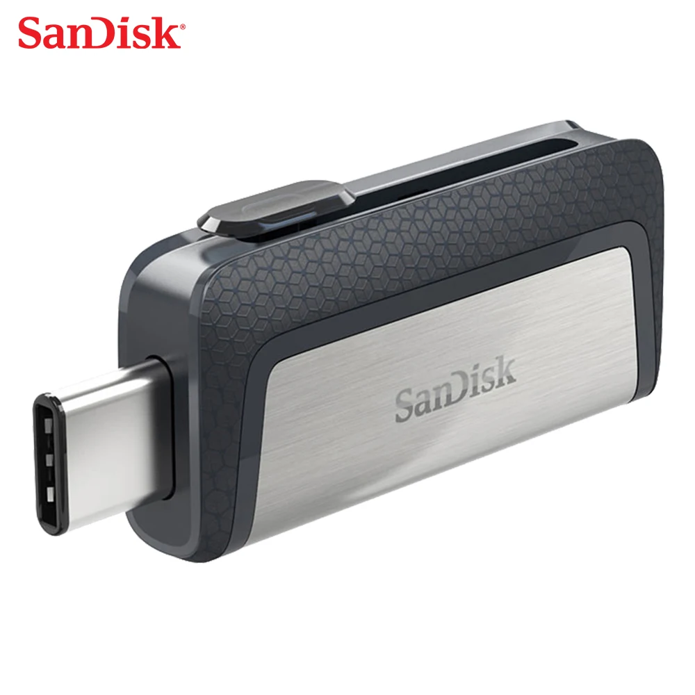 Sandisk Pendrive 32 Гб U Disk DUAL DRIVE USB Flash Drive 128 карта памяти Type C OTG 3 1 64 Высокое качество Usb Stick