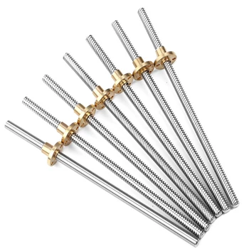 

Free Shipping Trapezoidal Screw Rod 3d Printer Z Axis Screw Set Accessories T10