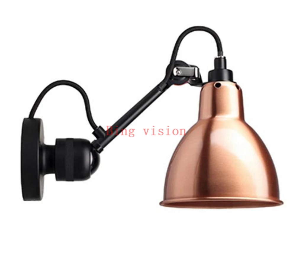 15cm Rose gold Постмодерн Простой настенный светильник скандинавский отель креативная домашняя Светодиодная лампа прикроватная лампа светильник Промышленный Декор настенное освещение 5,0 - Цвет абажура: 15cm Rose gold
