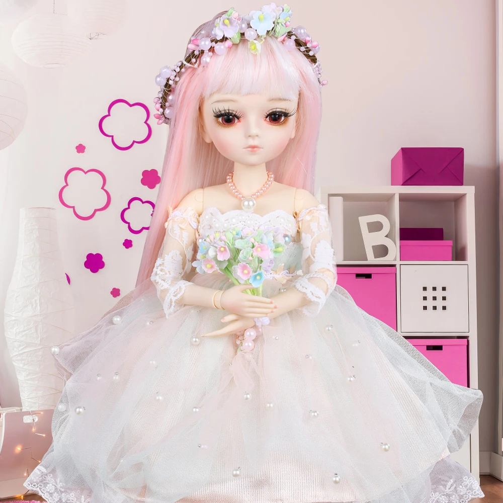 Bjd кукла 45 см подарки для девочки 18 суставов с одеждой изменить Глаза DIY лучшие