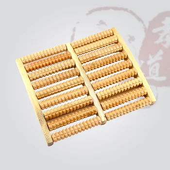 

9 Row Wooden Foot Massage Roller Relax Rest Relief Massager Spa Massager Anti Cellulite Pain Relief Foot Health Care Tools