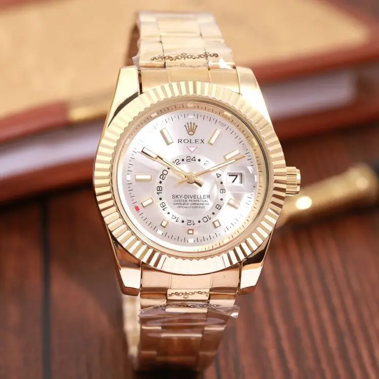 

2020 hot Selling Rolex- Sky-Dweller- Deluxe Steel Band Men's Watch Fashion Casual Ladies Quartz Watch Gifts AAA