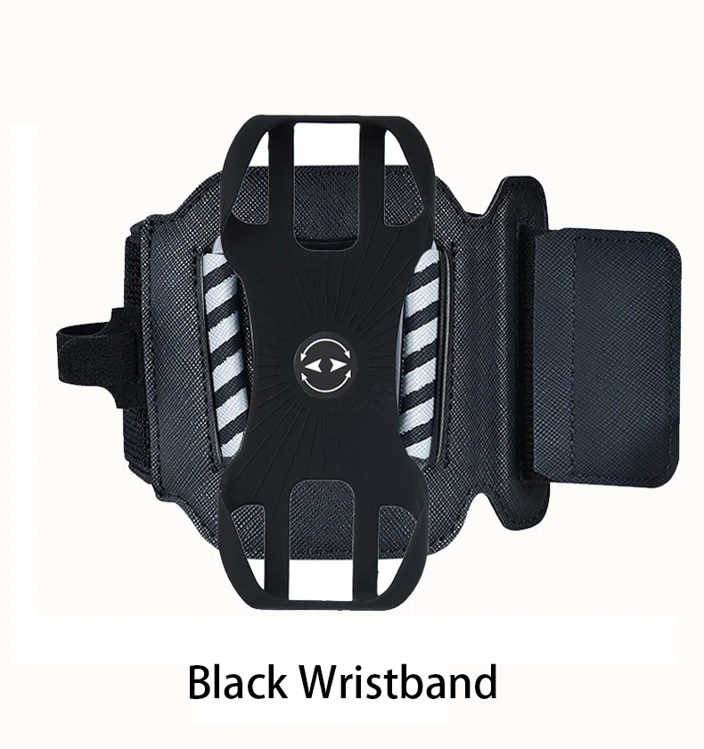 New wristband Спортивный нарукавный чехол для iPhone X 8 7 XS MAX Универсальный вращающийся на запястье для бега спортивный браслет для 4-6 дюймов держатель для телефона на велосипед - Цвет: New wristband