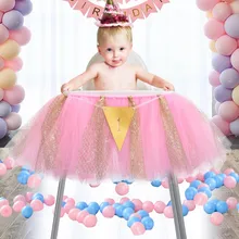 Детские украшения для стула, обеденные накидки для стульев, детские украшения для стула, детский день рождения, детский душ вечерние товары для дома