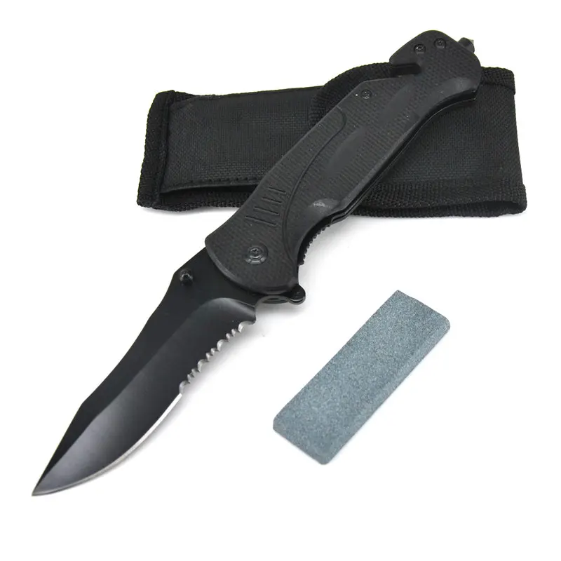 PRIVEST брелок тактический складной нож Мини Cuchillos Открытый Кемпинг Охота выживания карманный инструмент нож Karambit коробка для лезвий комплект - Цвет: G10