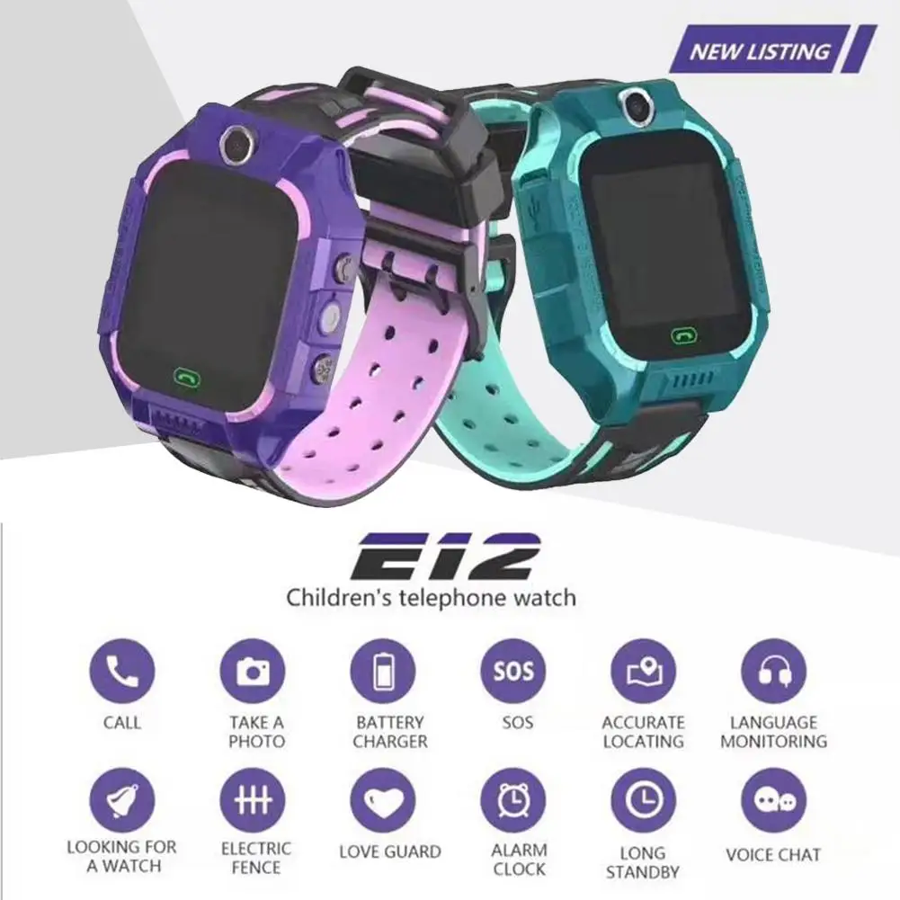 

Z6 Children Kids Smart Watch IP67 Waterproof 2G SIM Card GPS Tracker Camera SOS Call Location Reminder Anti-Lost For IOS Android