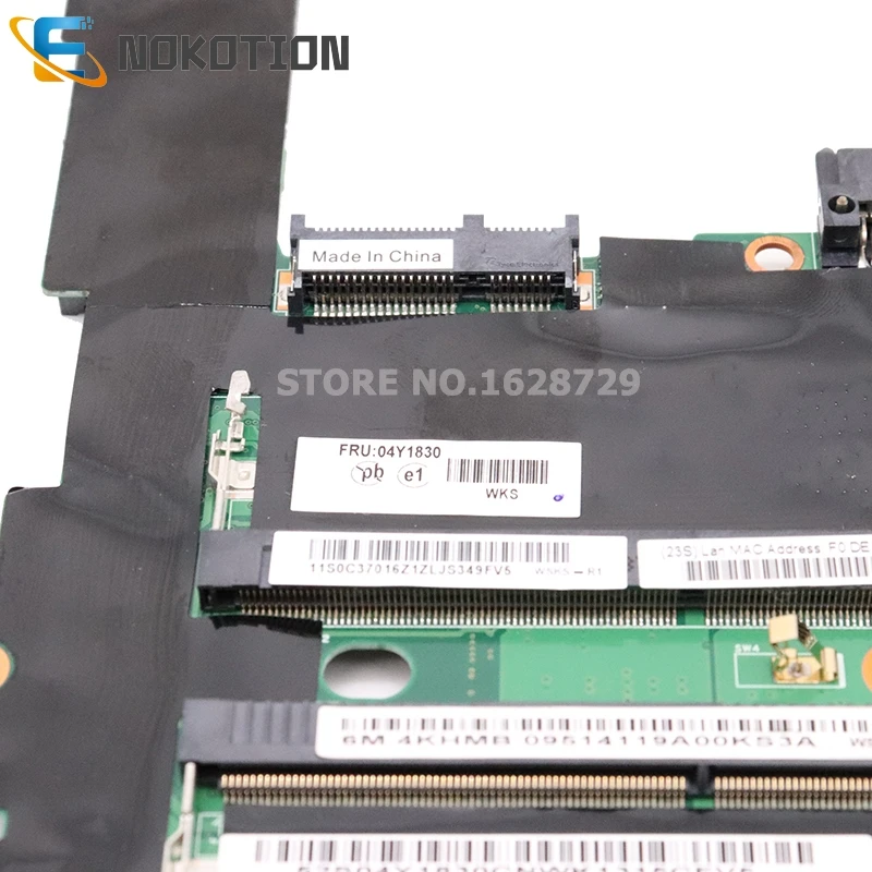 NOKOTION для lenovo ThinkPad X220 X220I материнская плата для ноутбуков FRU: 04Y1830 04Y1832 04Y1831 04Y1833 I7-2620M Процессор DDR3