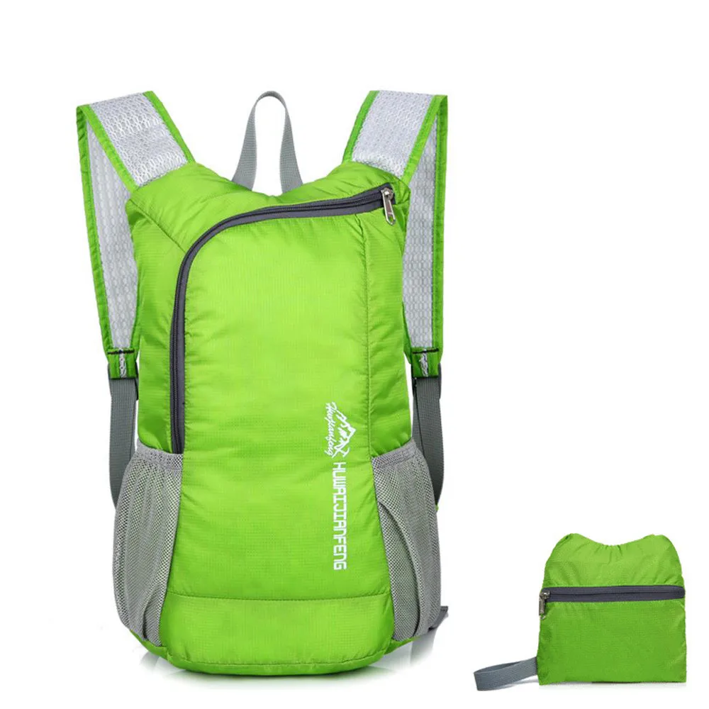 Открытый водонепроницаемый складной рюкзак школьный satchelдорожная Спортивная походная сумка для ноутбука с регулируемыми ремнями для мужчин и женщин