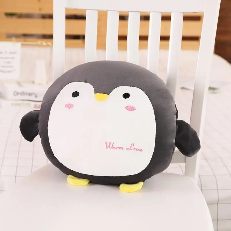 30 см Kawaii плюшевая подушка динозавр игрушки плюшевая КИТ свинья Пингвин ручная грелка Детские куклы игрушки подарки на день рождения для детей