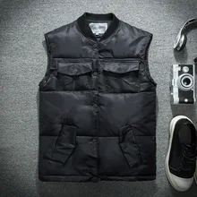 Autumn New Style Social Lively Fella Stand Collar Fashion Casual Deft Reds Celebrity Style Men's Casual Vest