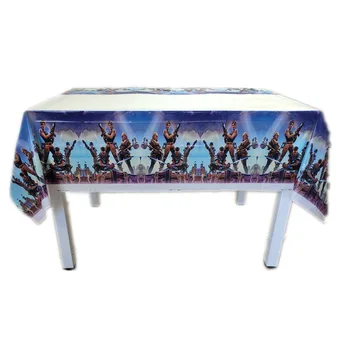 

Fornites Game Tablecloth Fortress Night Kids Birthday Party Supplies Disposable Large Tablecloth Cartoon Print Decorations Gift