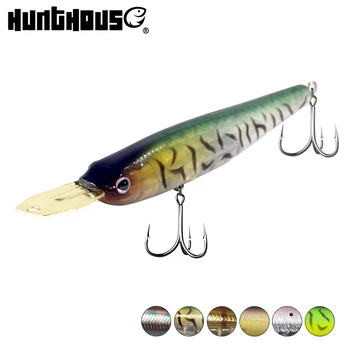 

Hunthouse riser bait minnow fishing lure smart sinking trout 40/70mm 5.6/8.2g wobblers minow for fishing trout bass metal lip