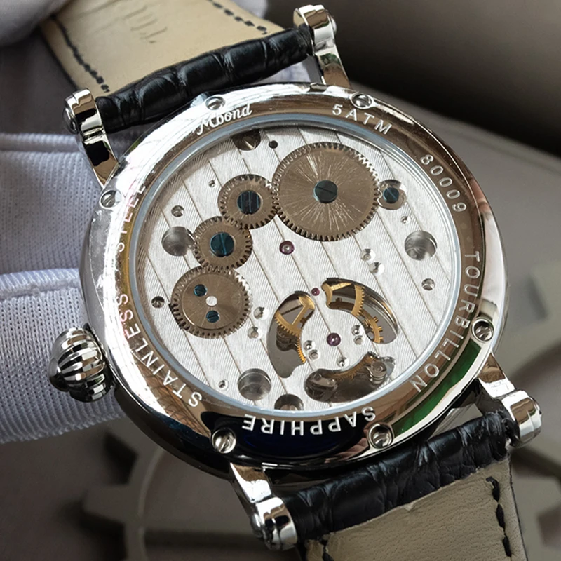 ST8000 Sapphire Tourbillon Move для мужчин t Топ люксовый бренд Мужские механические часы из