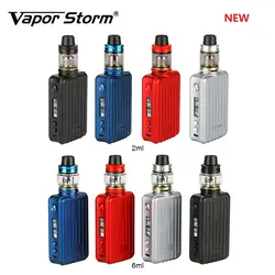 Новый Vapor Storm Trip 200 Вт чемодан TC комплект с 2 мл/6 мл Trip Tank & 0.2ohm Hawk Coil & 0,91 дюймов OLED экран E-cig Kit Vs Drag 2