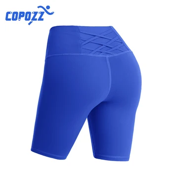 

Women High Waist Energy Seamless Tummy Control Long Yoga Shorts Push Up Hip Slim Gym Shorts Fitness Running Sports Leggings