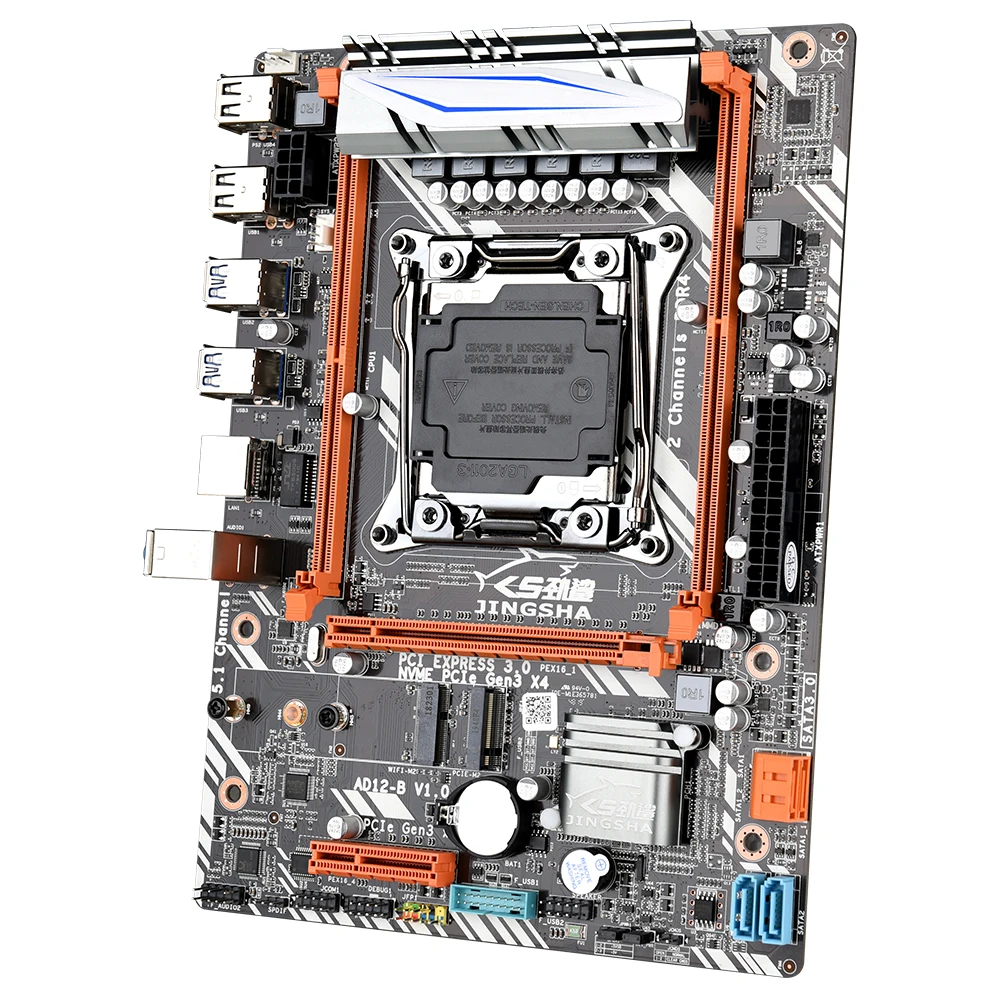 Комплект материнской платы JINGSHA X99 D4 lga 2011 v3 с E5 2640V3 2 6 ГГц 8 ядерный процессор LGA 3 2*8