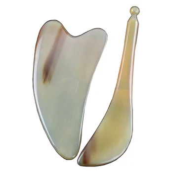 

2PCS Bar Face Scrapping Massager Massager Stick For Home Face Eye Massaging (Assorted Color 1PC Dial Bar+1PC Scraping Plate)