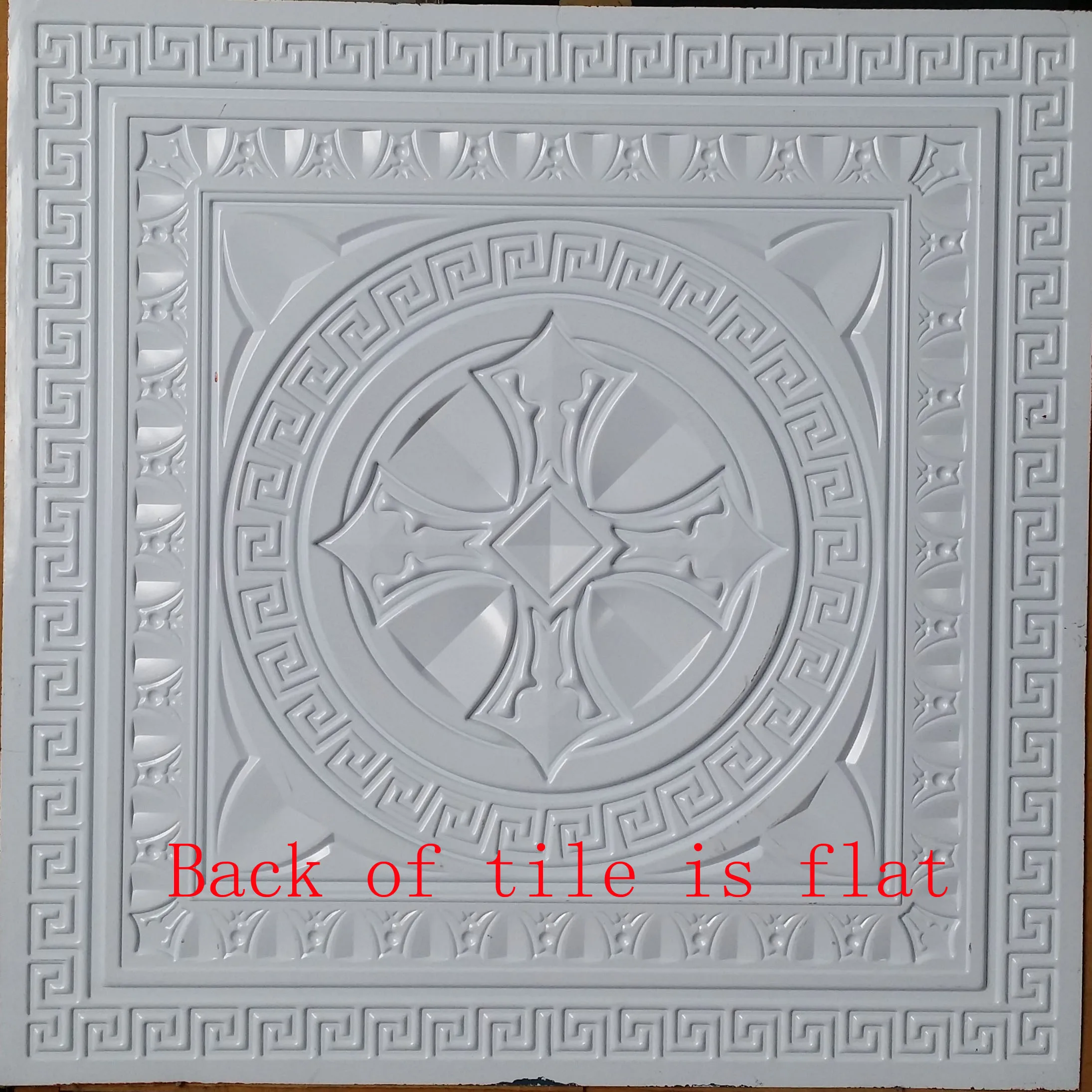 Suspended Ceiling Tiles Rustic Copper Color Cafe Pub