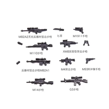 

1PCS JX092 Modern mini Weapon parts Gun figures military weapons police swat diy accessories Bricks building Block original toys