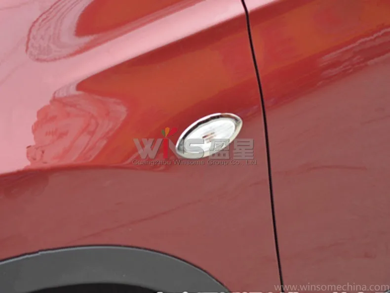 Боковая лампа мигалка для Nissan Juke 2011 декоративная накладка из нержавеющей стали 2 3
