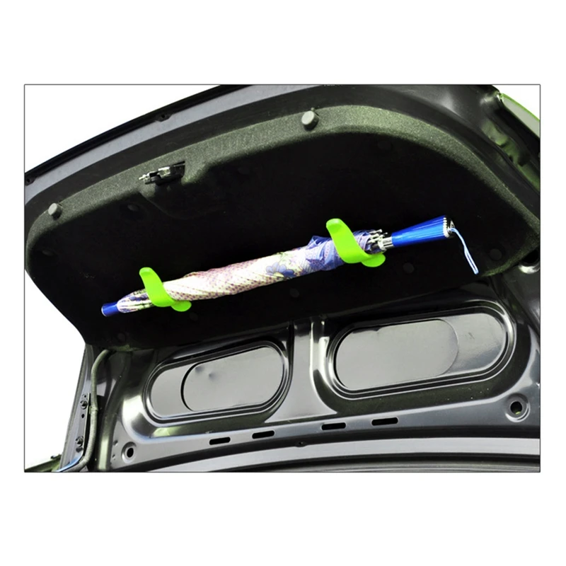 2 Pcs Universal Car Trunk Mounting Bracket Umbrella Holder Clip Hook Interior Multifunctional Fastener Accessory