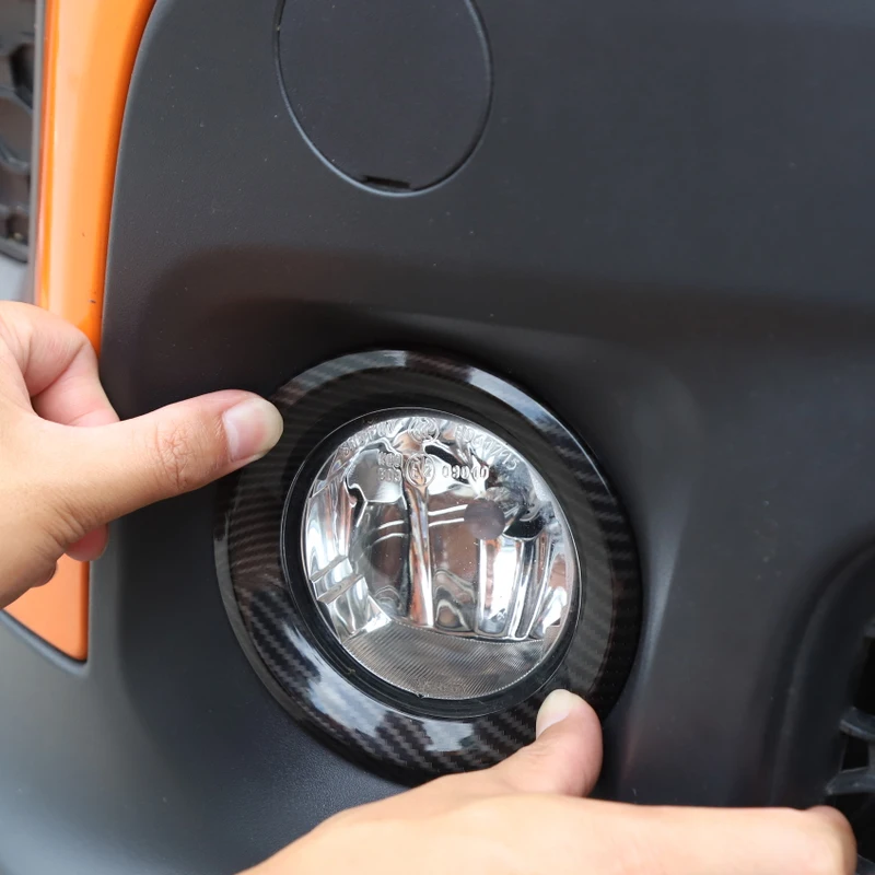 YCCPAUTO 2 шт. ABS передняя противотуманная фара отделка рамка Крышка для Jeep Renegade 2019