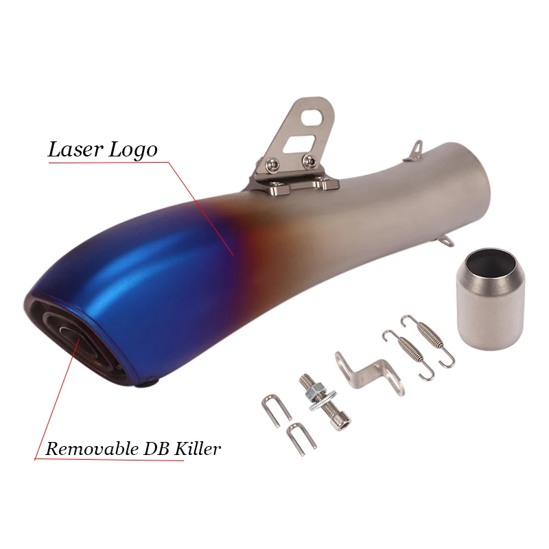 Universal 60mm Modified Motorcycle Exhaust Pipe GP DB Killer Escape Slip on Muffler For YZF R1 R3 R6 CBR500 Z800 XJ6 Mt07 CB400 - Image 6