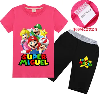 

Baby Boys Clothes 2020 Spring Autumn Cartoon Novelty Short Sleeve T-shirt+ or Pants Boy Girl 100% Cotton Clothes Kids Suits
