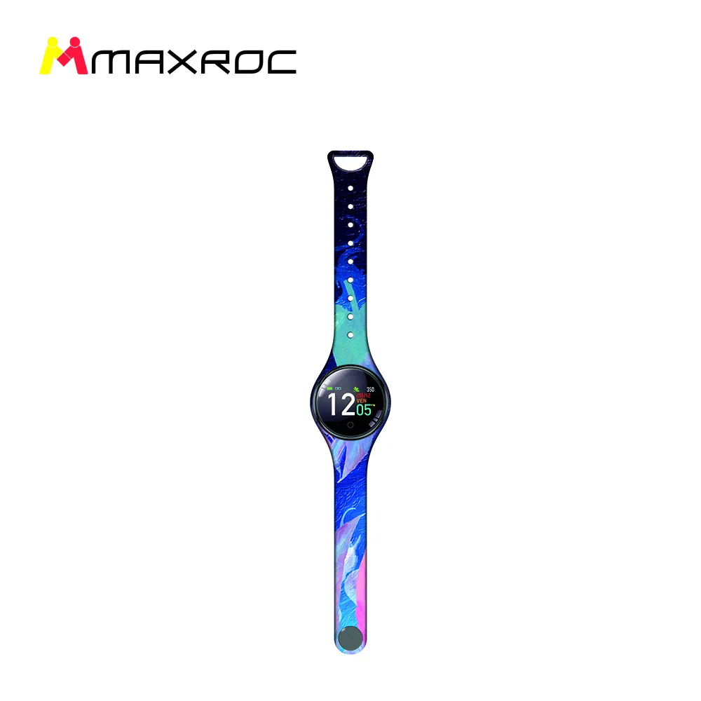 B08 MAXROC 1,3 ''W03C ips умный Браслет мониторинг сна g-сенсор несколько видов спортивной активности трекер - Цвет: B08