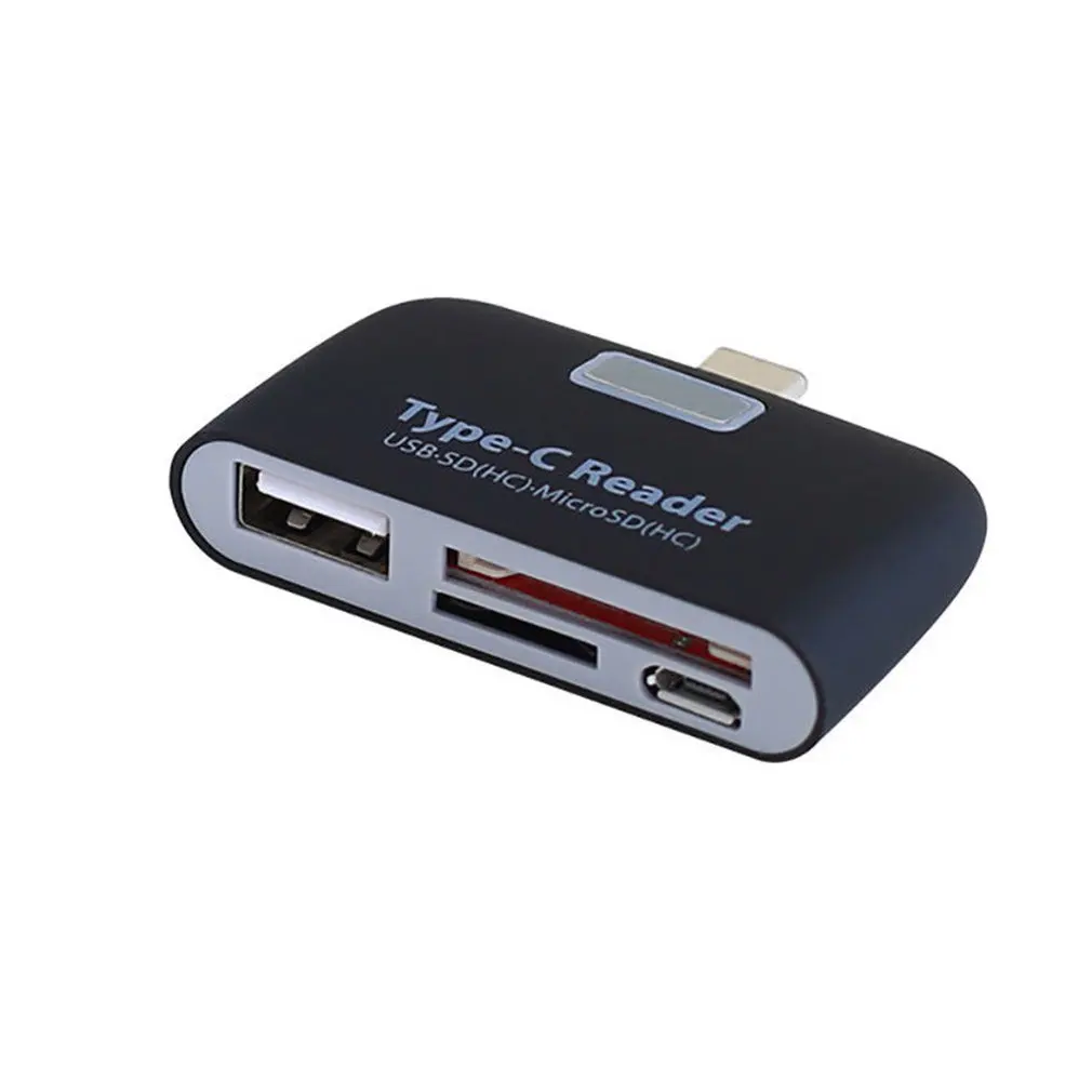 Многофункциональный адаптер для карт памяти USB 3,1 type C USB-C TF SD OTG кард-ридер для Mac-book Phone Tablet Card Reader