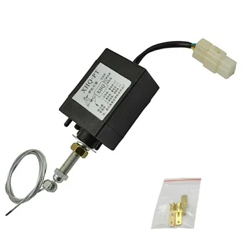 

DC 12V 24V Engine Stop Solenoid Vehicle Replacement Electromagnetic Normally Open Close Flame Out Spare Parts Electric