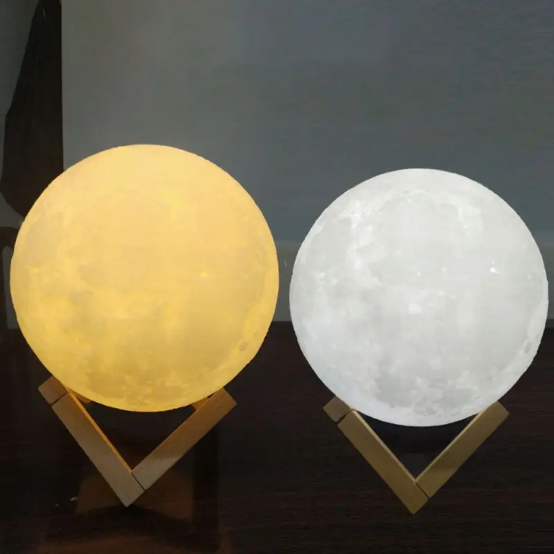 Горячее предложение! Распродажа! Moon светильник Ночной светильник креативный 3D печать пространство ночной Светильник луна светильник подарок для любителей космоса номер Украшение Стола