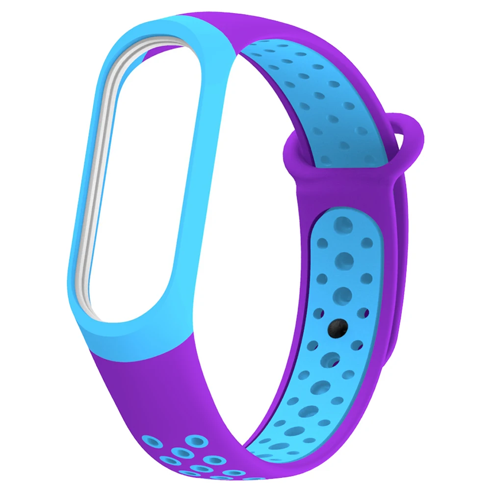 Mi Band 3 4 Мягкий силиконовый спортивный сменный мужской Т-образный ремешок для Miband 3 4 мужские браслеты умный Браслет ремешок на запястье