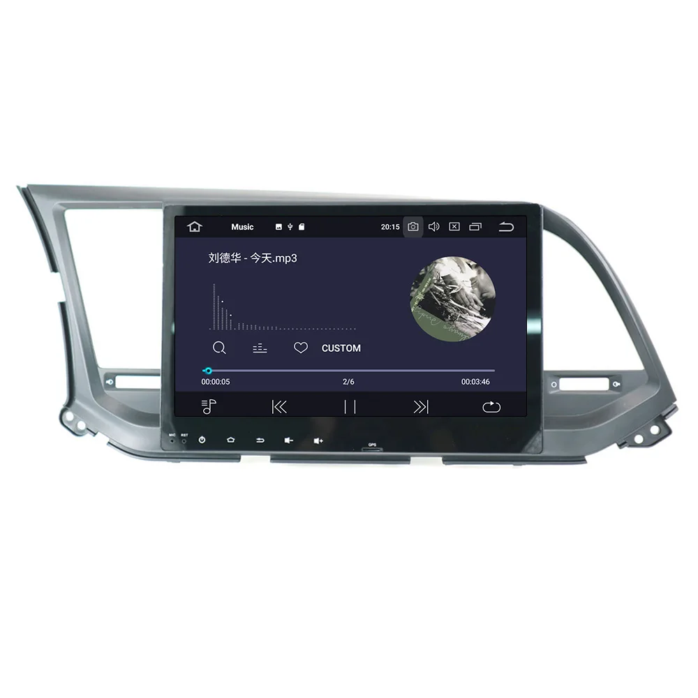 Android 9 с ips DSP экраном для hyundai Elantra автомобильный радиоприемник с навигацией GPS мультимедиа головное устройство плеер DVD