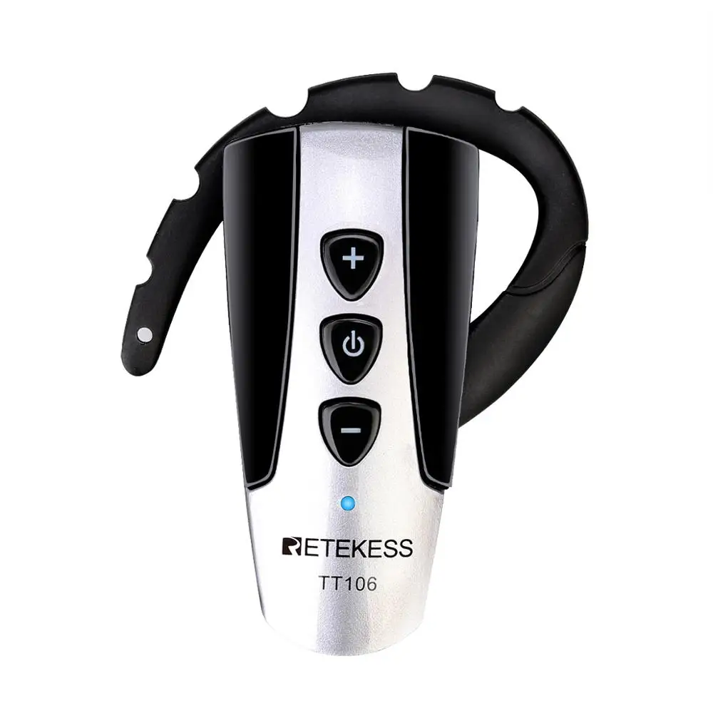 Retekess 10 шт. TT106 УВЧ профессиональные Уши висячие беспроводной приемник гид системы путешествия в музее визит конференции