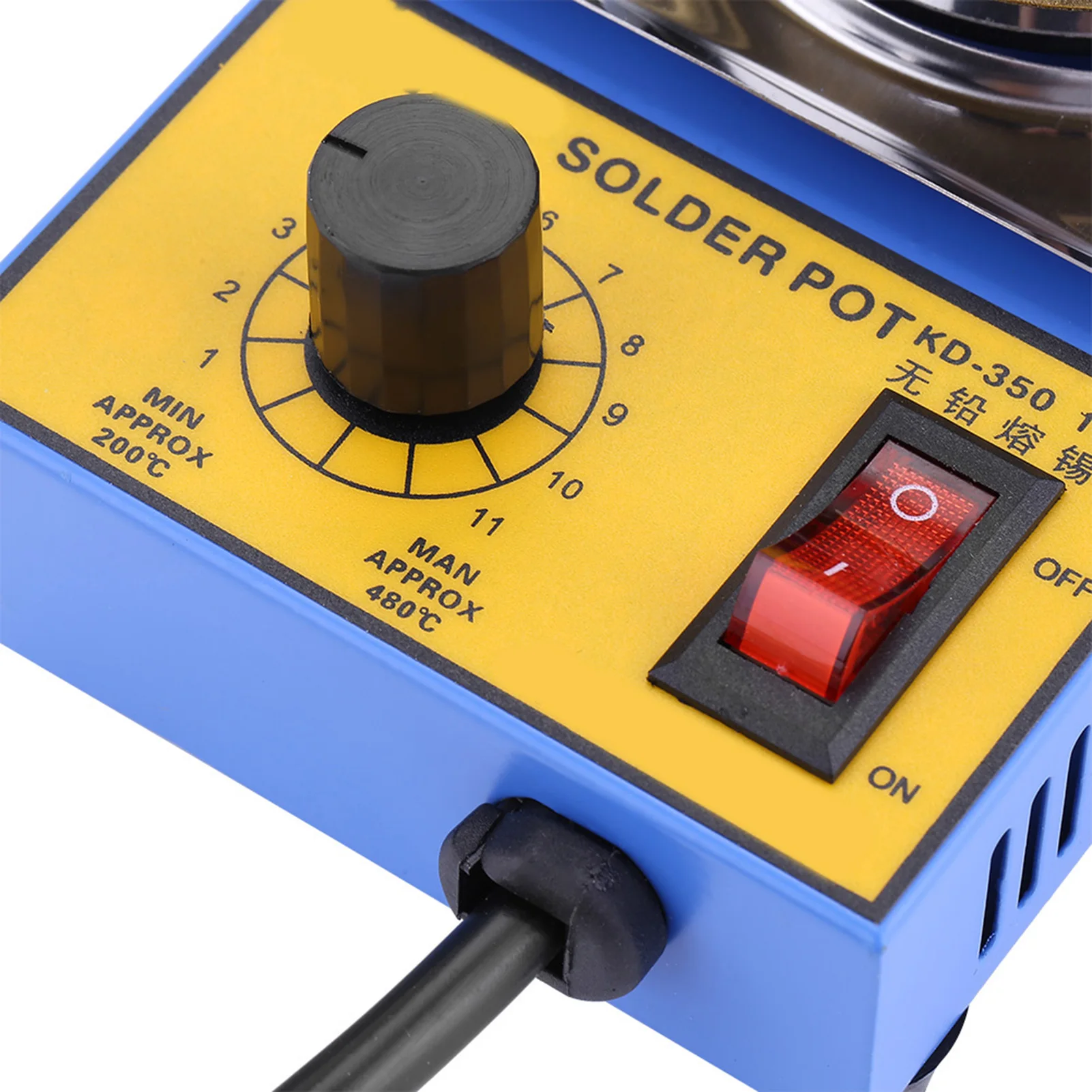 110V 150W Soldering Desoldering Bath Plate 50mm Adjustable Electric Solder Bathfree Solder Pot US Plug